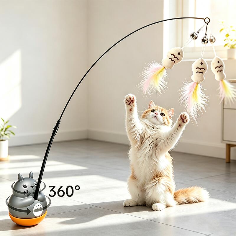 吸盘逗猫棒带铃铛|超1000次加购