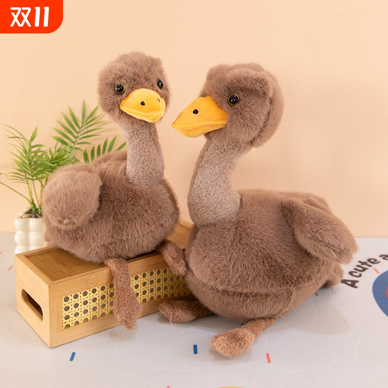 可爱仿真小鸵鸟公仔布娃娃