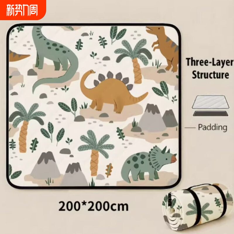 户外防潮垫加厚野餐垫露营野外防水草坪帐篷便携地垫室外海滩帆布