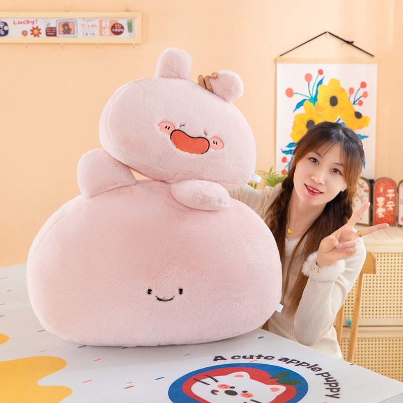 软乎乎阿莎咪米粉色抱枕毛绒玩具公仔玩偶陪睡布娃娃生日礼物女生
