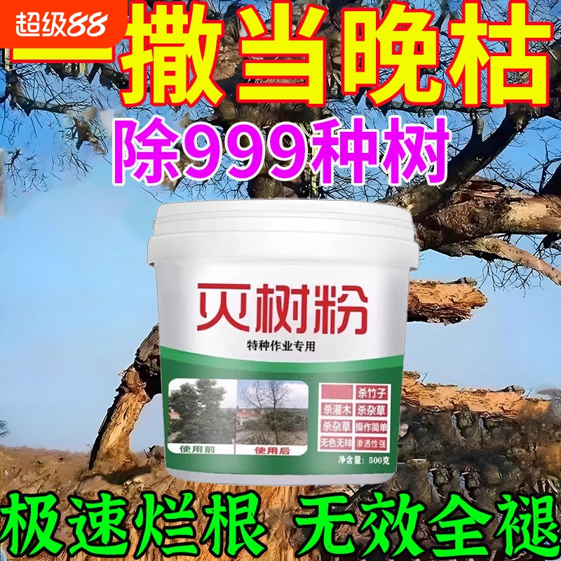大树烂根强力枯树王烂根除大树专用药强力腐树根一滴死神器H