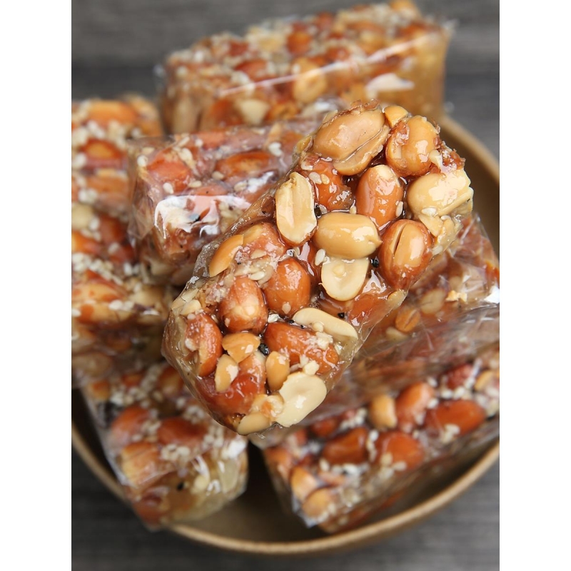 广东潮汕特产小吃传统糕点纯零食手工花生糖正花生酥宗南糖