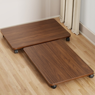 带轮可移动机箱底座桌下打印机置物架台式电脑主机托架加宽台面