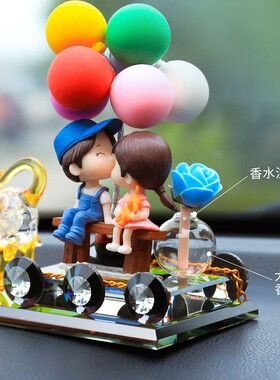 车内装饰摆件车载香水香