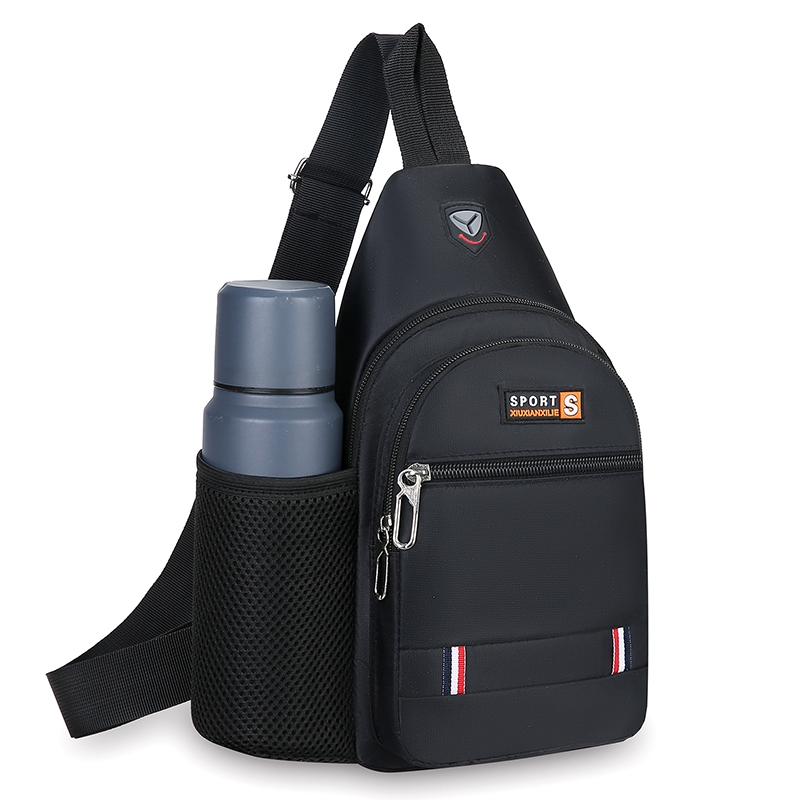 运动胸前包潮流户外小背包