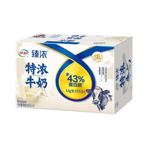 臻浓特浓牛奶250ml*16盒