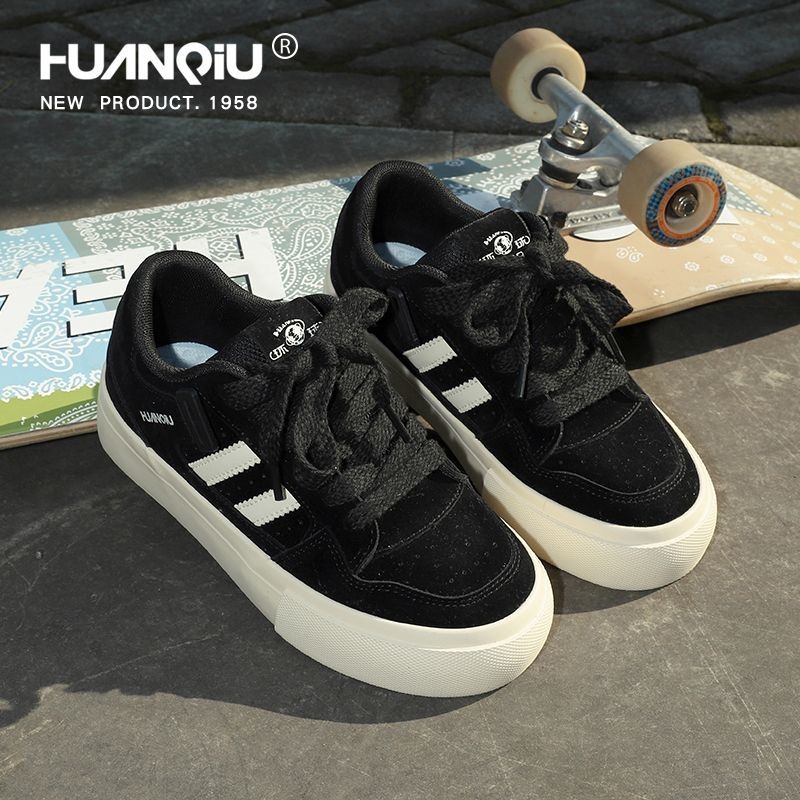 环球板鞋女厚底2025春夏季新款小众百搭内增高小白鞋休闲运动鞋