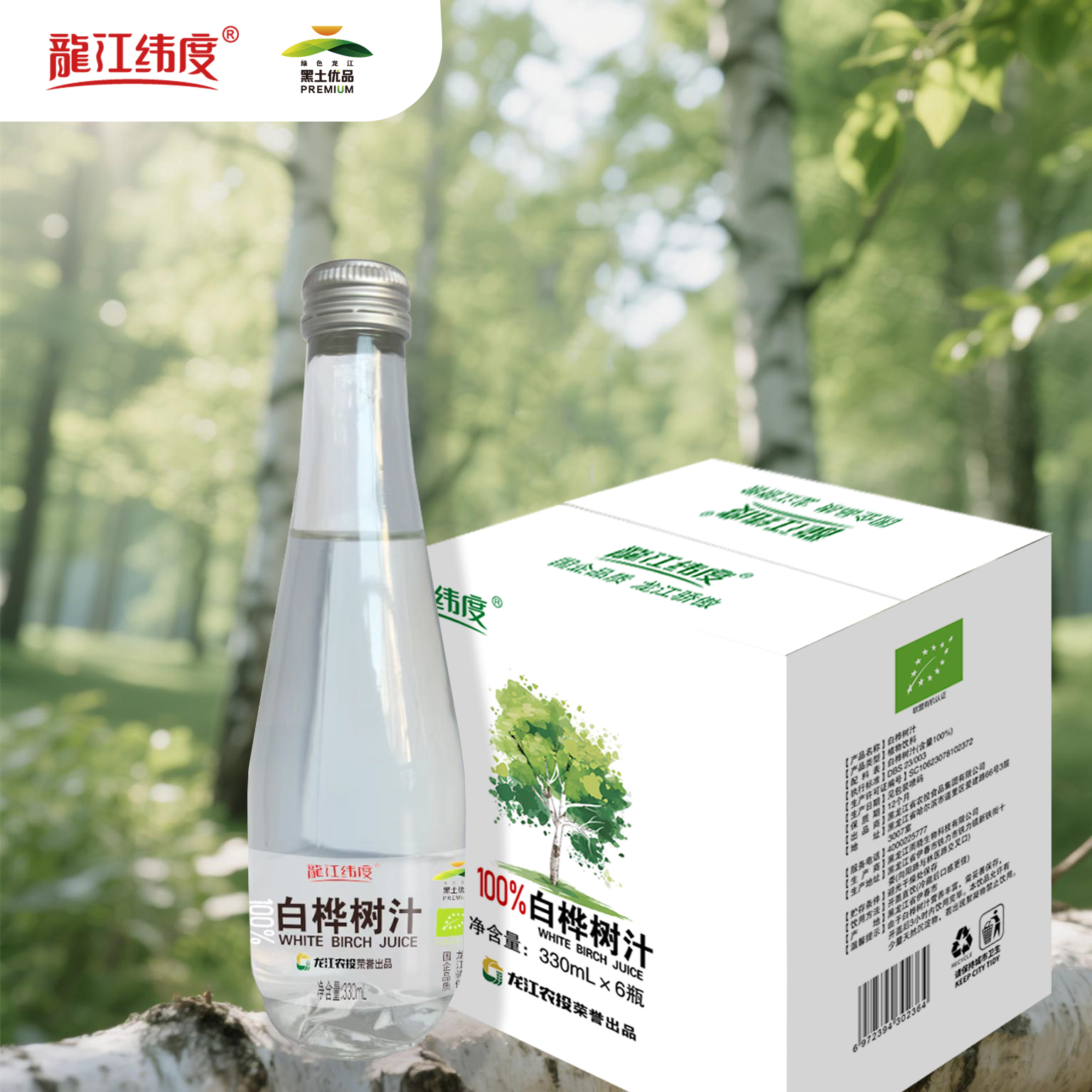 龙江纬度白桦树汁原汁