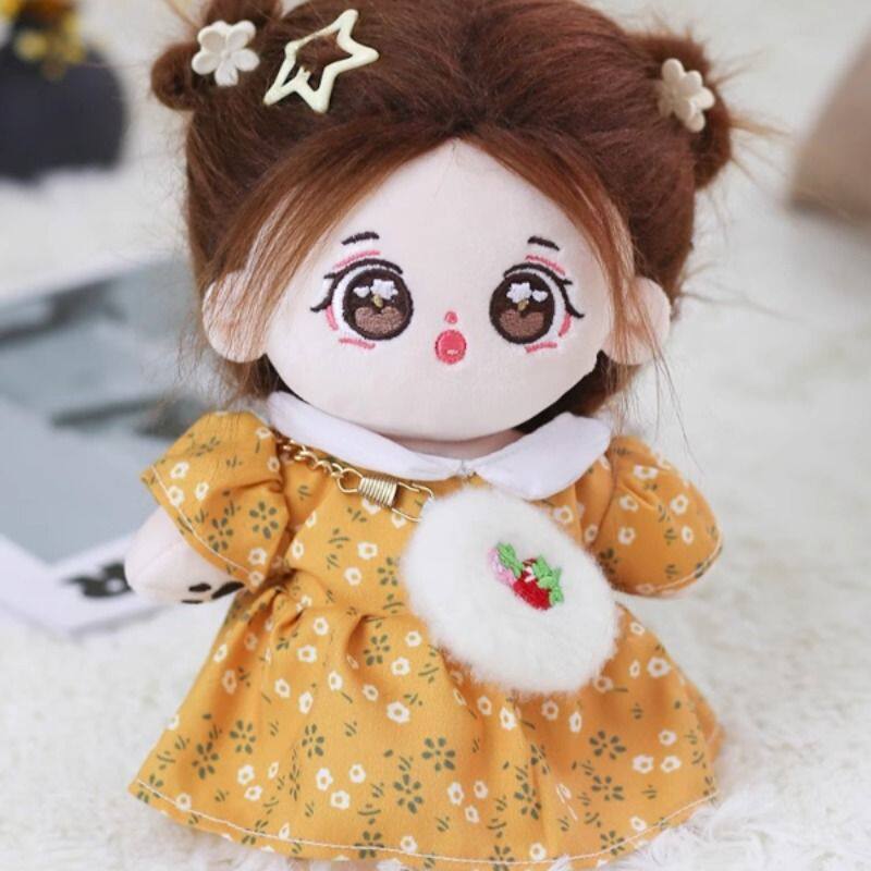 목화 인형 여성 의류 해골을위한  옷 벌거 벗은  어린 소녀를위한 수제 DIY 장난감 소녀를위한 생일 선물