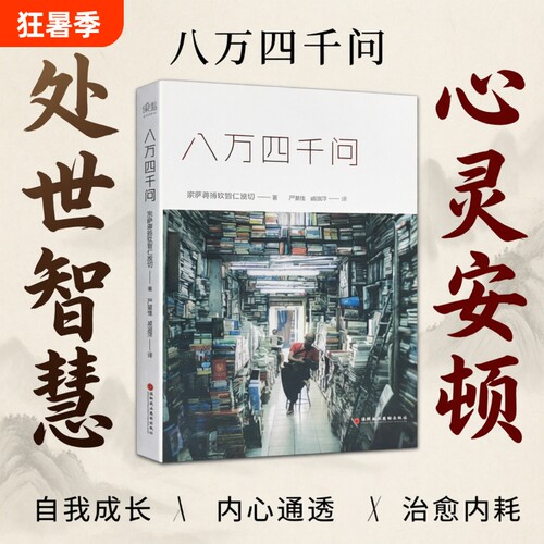 正版现货速发八万四千问正见宗萨蒋扬钦哲仁波切著心灵修养书籍直面执念觉醒本心的智慧力量因果成长存在解决信仰佛教自由治愈朋友