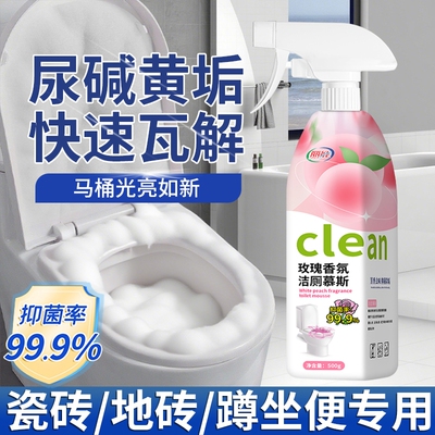 马桶香氛洁厕慕斯去异味除臭留香
