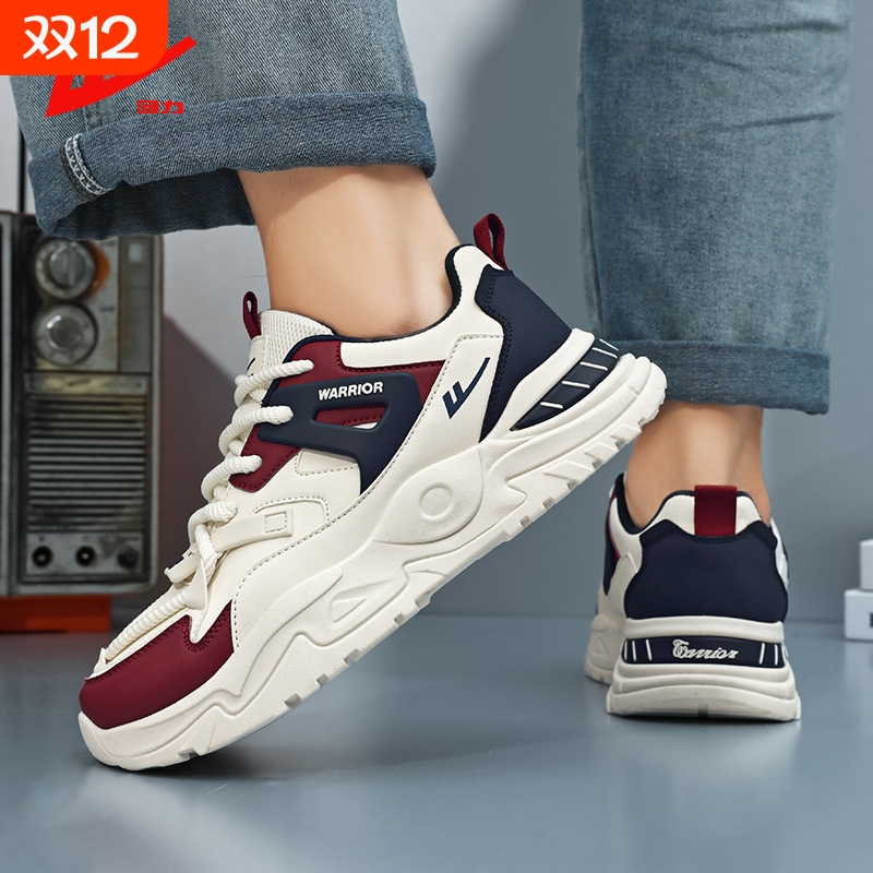 回力男鞋2025新款秋冬季运动鞋男款休闲百搭跑步男士软底老爹鞋