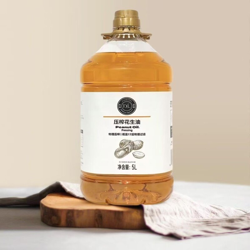 【正品代购】胖东来花生油/DL花生油/胖东来压榨一级花生油5升/桶图片