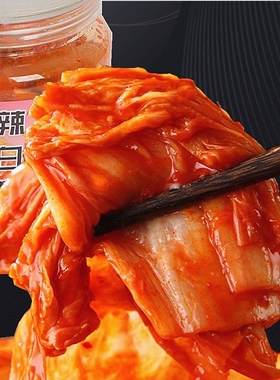正宗韩式辣白菜608g韩国泡菜朝鲜酸下饭小咸菜酱菜开胃菜香辣新鲜