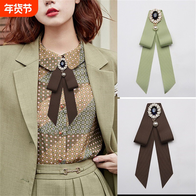 韩版职业银行新郎领结衬衫男女学院风空姐学生领花蝴蝶结配饰正装