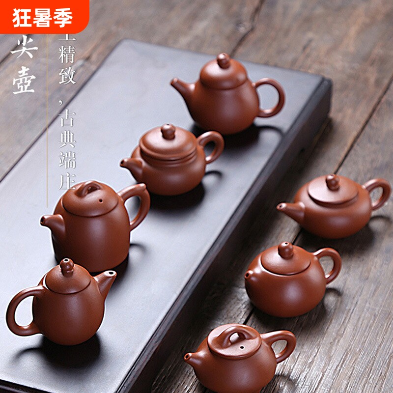 迷你紫砂壶可养指尖壶西施壶小号袖珍茶壶茶具茶宠摆件宜兴精致 - 实物图