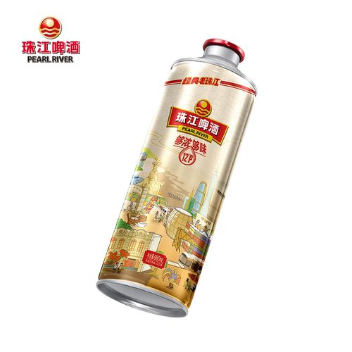 珠江啤酒12度经典老珠江