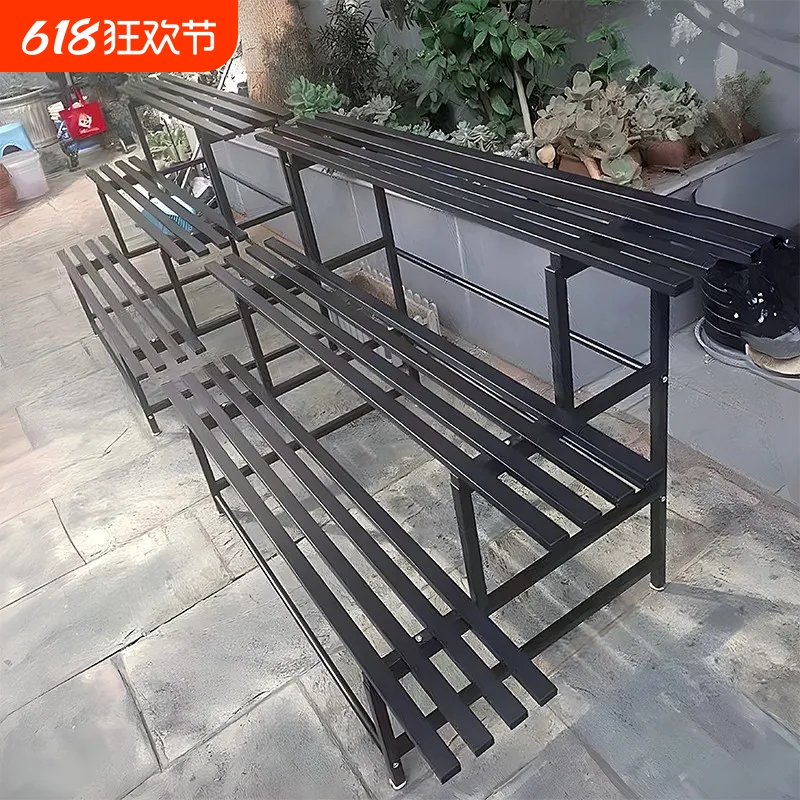 花架阳台花架子户外庭院铁艺阶梯落地式多层花盆架装饰架放置承重