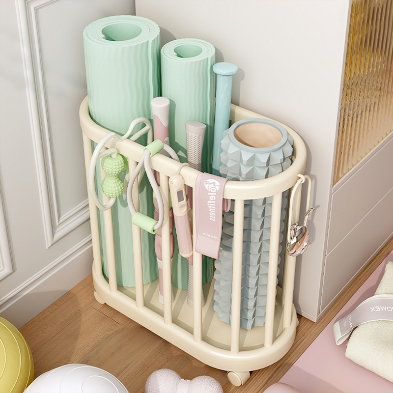 瑜伽垫收纳筐家用大容量运动