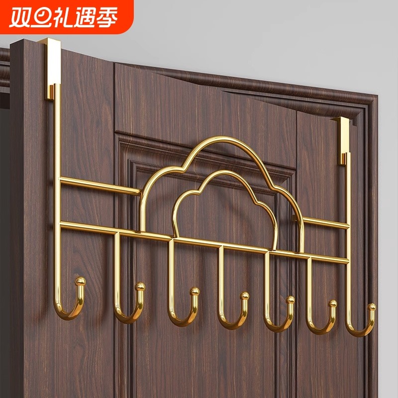 纯铜门口衣服收纳挂架