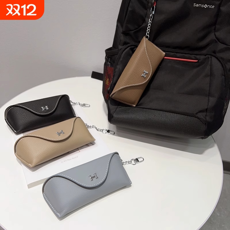 出行挂包~高级感抗压便携墨镜收纳包太阳镜眼镜盒女式随身眼镜袋