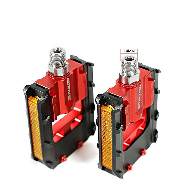 自行车脚踏铝合金折叠培林轴承山地车脚蹬公路车脚踏板防滑脚踏