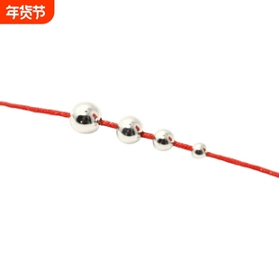 飞碟珠配件散珠隔珠diy编制散珠车轮珠珠子戒指银饰小银珠手工