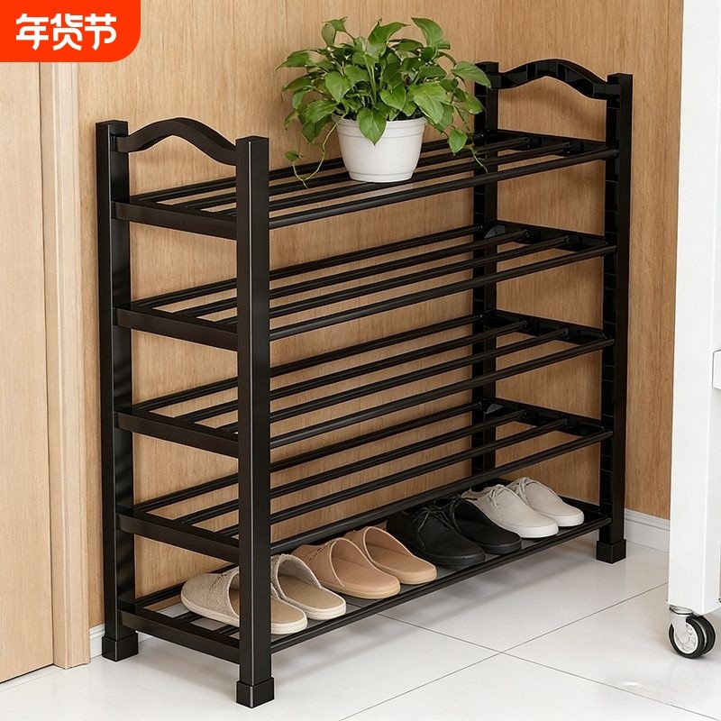 鞋架子家用门口多层用入户小窄简易耐用室内鞋柜塑料卧室收纳金属,住宅家具,鞋架,淘宝优惠券,粉丝福利购,淘宝优惠卷