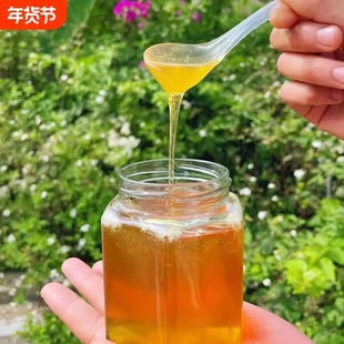 宁夏老农杞蜂蜜纯正天然农家自产椴树洋槐花百花蜜自家无添加500g