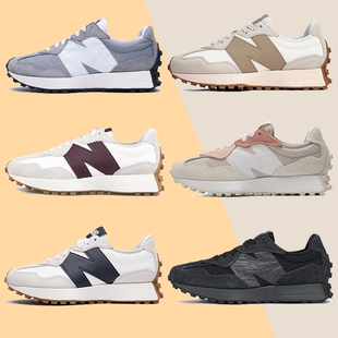 新款联名NB327老爹鞋系列厚底运动休闲鞋复古情侣鞋跑步鞋元祖灰