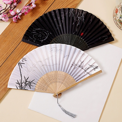 中国风夏日随身流苏扇子折扇古风