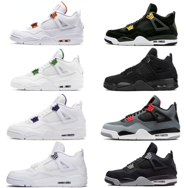 2025年新款篮球鞋蓝白猫男鞋白水泥黑猫电母女鞋气垫熊猫耐磨