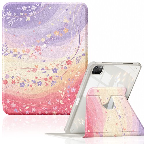 旋转适用ipad保护套Air6保护壳苹果air5/3带笔槽ipad9/10平板防弯air2防摔2021三折第九代7全包2018mini6