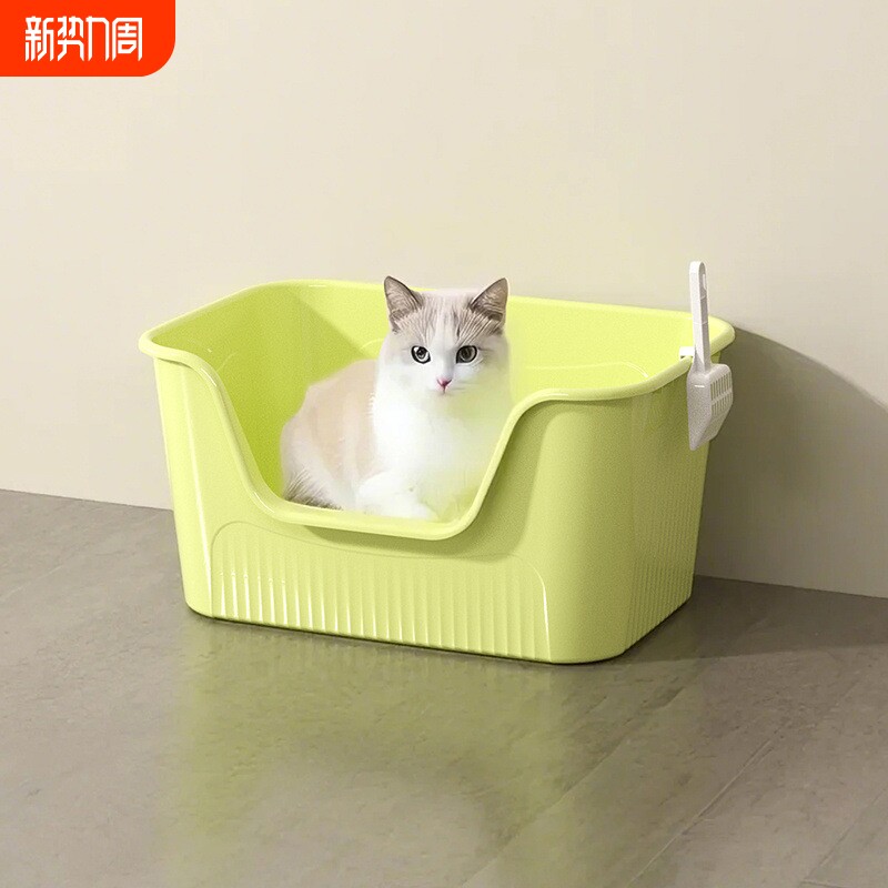 超大号猫砂盆厕所幼猫防溅新款加高封闭式专用全套防臭防外溅工厂