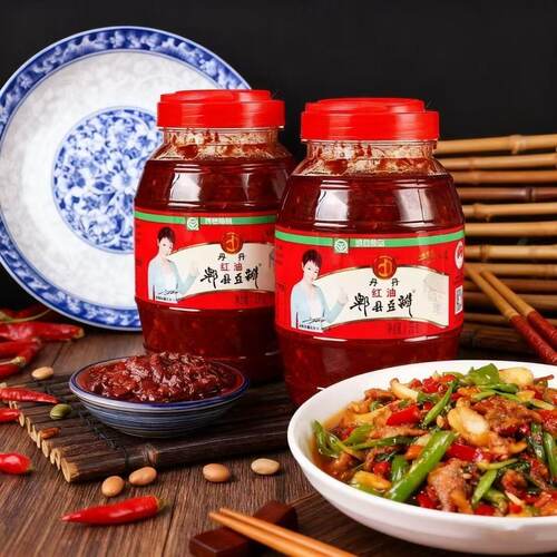 丹丹1.3KG*1瓶红油郫县豆瓣酱