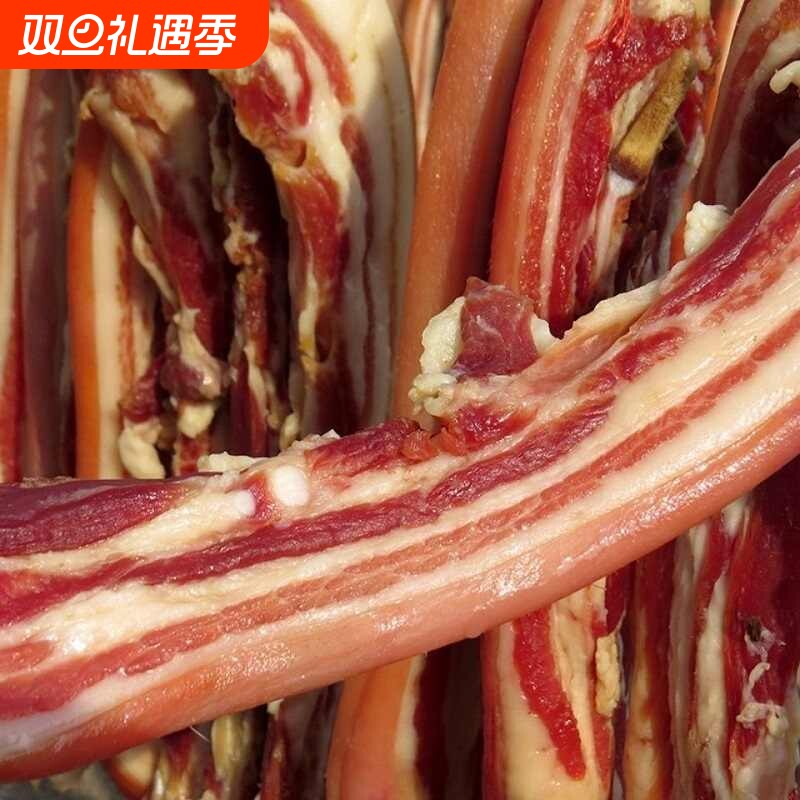 江西风干腊肉五花肉5斤特产非烟熏农家土猪日晒五花腊味咸肉猪肉