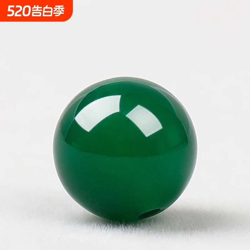 天然散珠子DIY水晶手串手链项链饰品配件材料玉石绿玛瑙晶体黑色