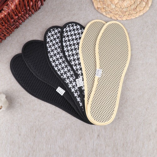 竹炭运动软底扁平足防滑除臭鞋垫