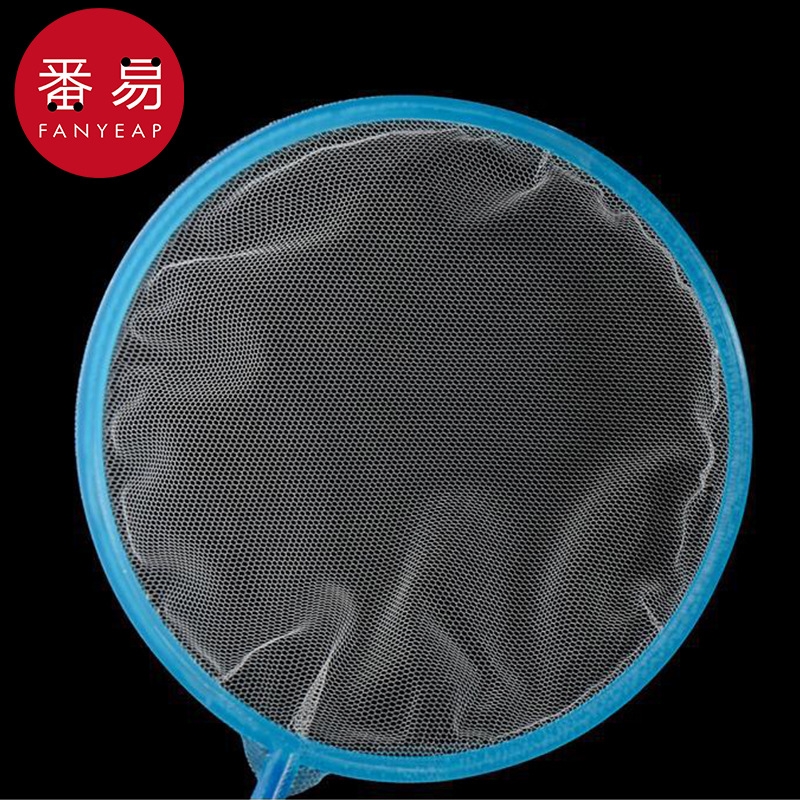 渔捞/小AC1sn0-鱼缸网捞观赏鱼户外便携网兜密捞鱼儿童手抄