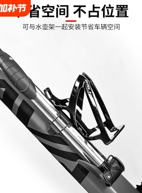 ESLNF自行车打气筒铝合金山地公路车充气筒加气充气泵手动打气筒