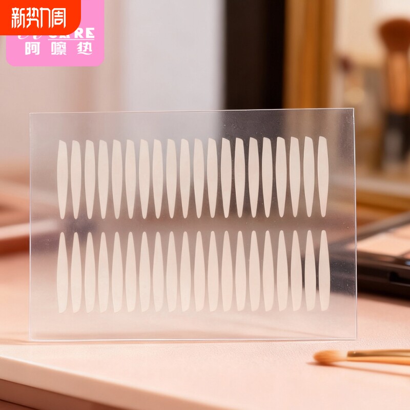 双眼皮贴/哑光C1vo001-斜切橄榄款双眼皮贴眼部美目贴女美妆