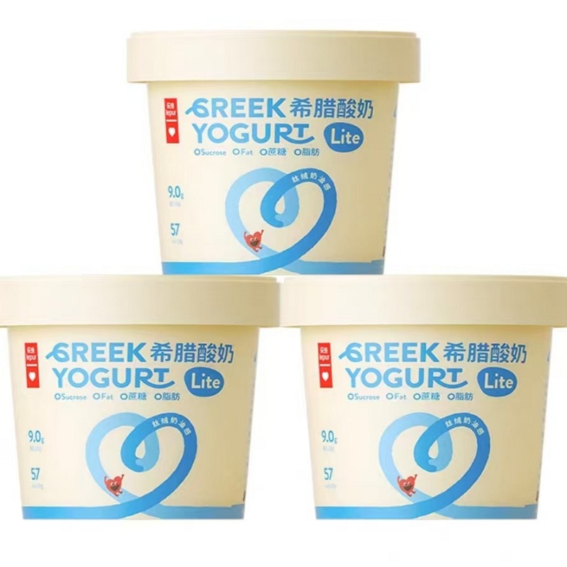 乐纯希腊酸奶零蔗糖原味酸奶营养早餐DIY酸奶轻食代餐好搭档