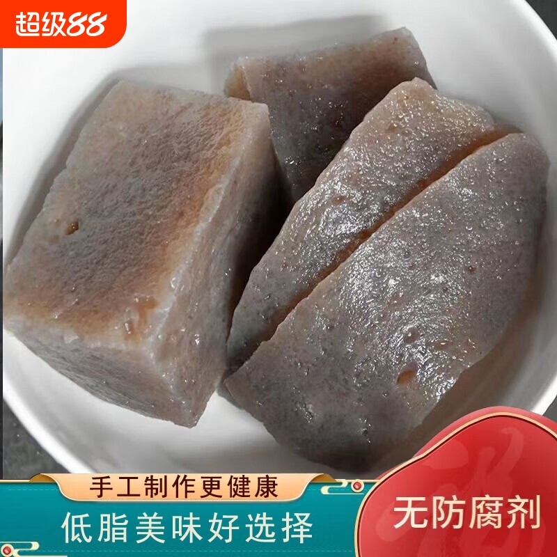 纯手工制作传统魔芋豆腐贵州现磨现发农家真空包装
