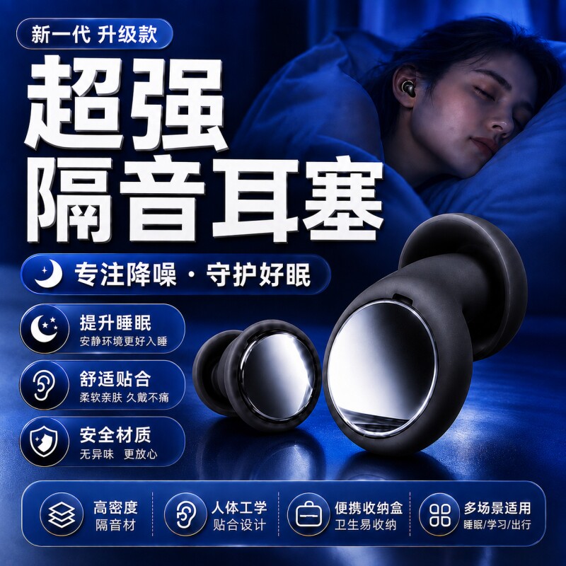 耳塞睡眠睡觉专用隔音不伤耳图片
