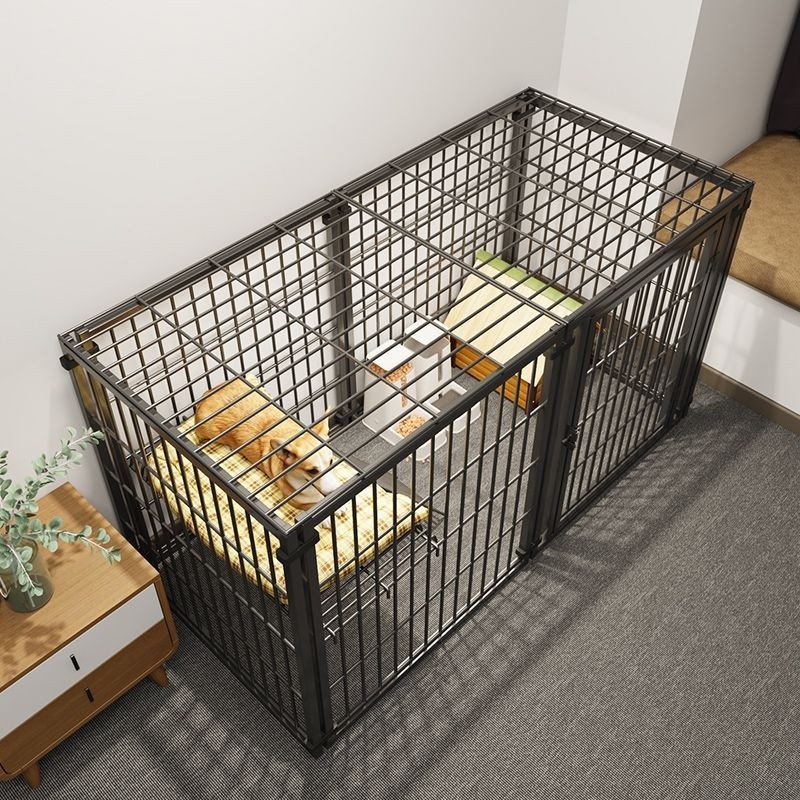 狗笼子宠物室内大中小型犬带厕所加粗加固豪华狗别墅狗屋家用狗窝