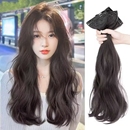 假发女长发卷发片接发片蓬松量无痕可扎假发片真发微卷自然长卷发