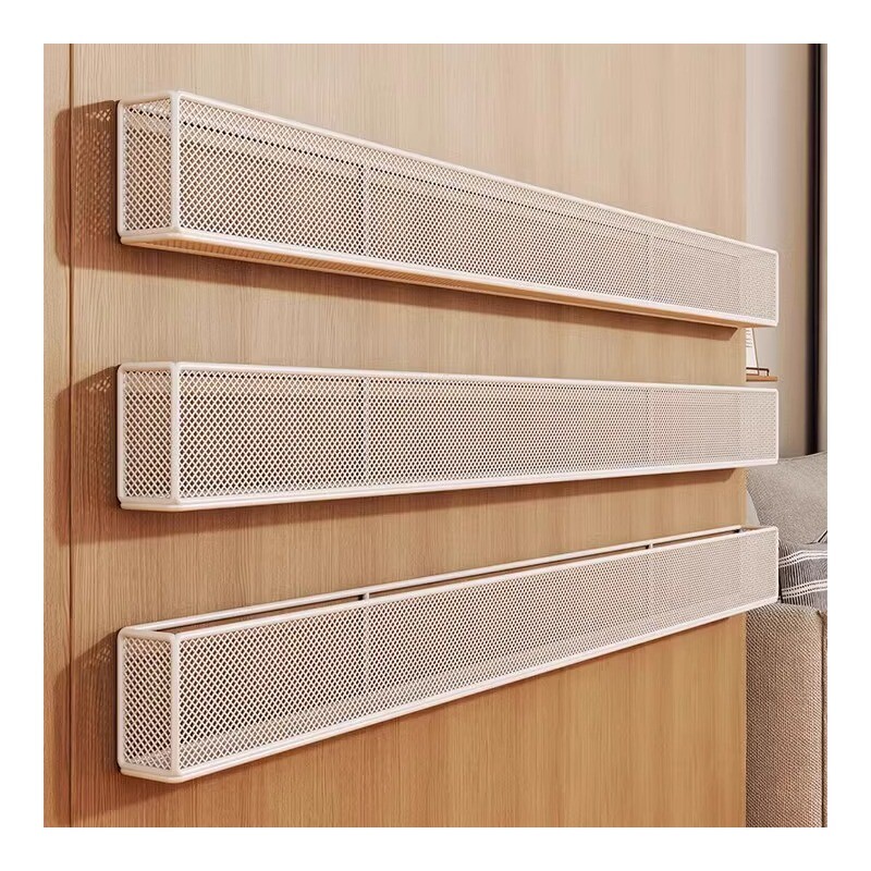 家用药品货架多层壁挂式免打孔置物架子大容量药物柜门收纳医药箱