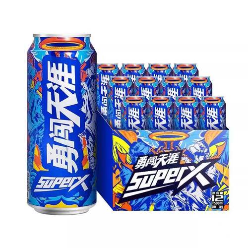 雪花勇闯经典superx500ml*12罐
