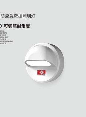 消防应急壁挂式照明灯具应急灯安全出口LED照明灯充电双头感应
