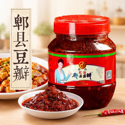 丹丹500g红油郫县豆瓣酱工厂直发